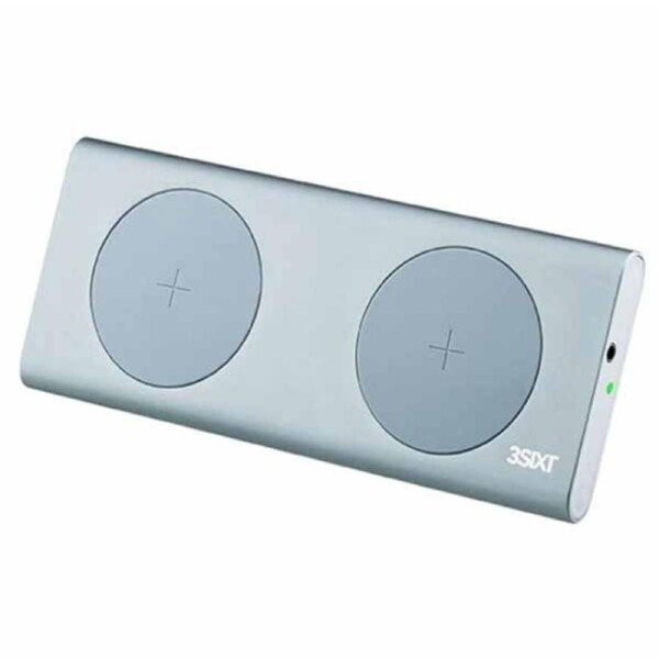3sixT Qi Wireless Aluminium 2 x 15W Charge Pad