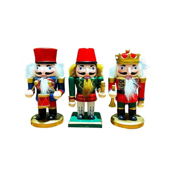 The German Guards Set of 3 Nutcrackers 17cm
