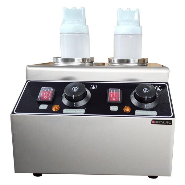 Anvil Double Sauce Warmer with 2 x 1L Bottles