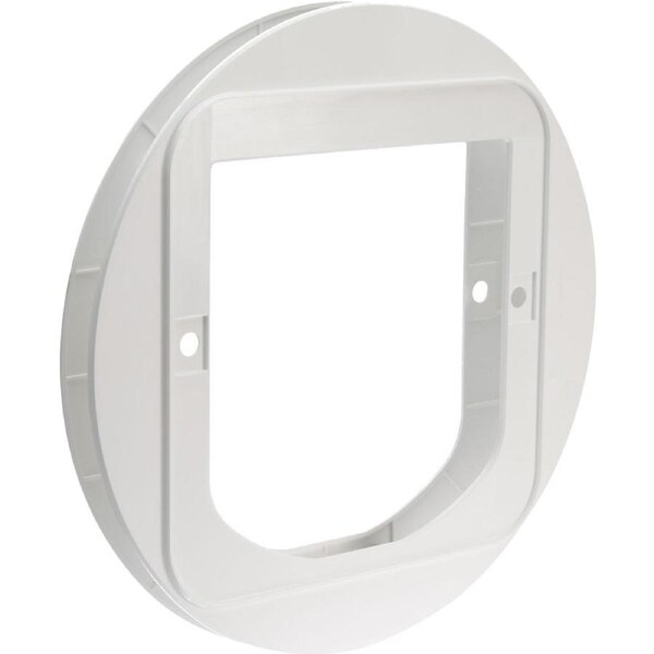 SureFlap Glass Mount Adapter for Cat Flap in White