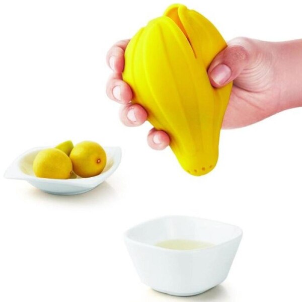 Silicone Zone One Piece Lemon & Lime Citrus Squeezer / Juicer