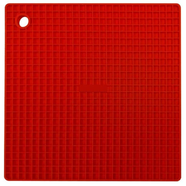 Silicone Zone Soft Cell Silicone Grid Pot Holder in Red - 5 Pack