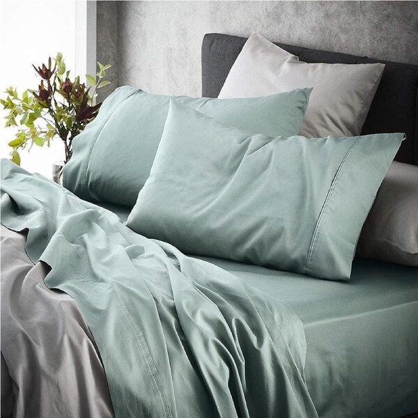 MyHouse Ashton Fitted Sheet - Sage - King