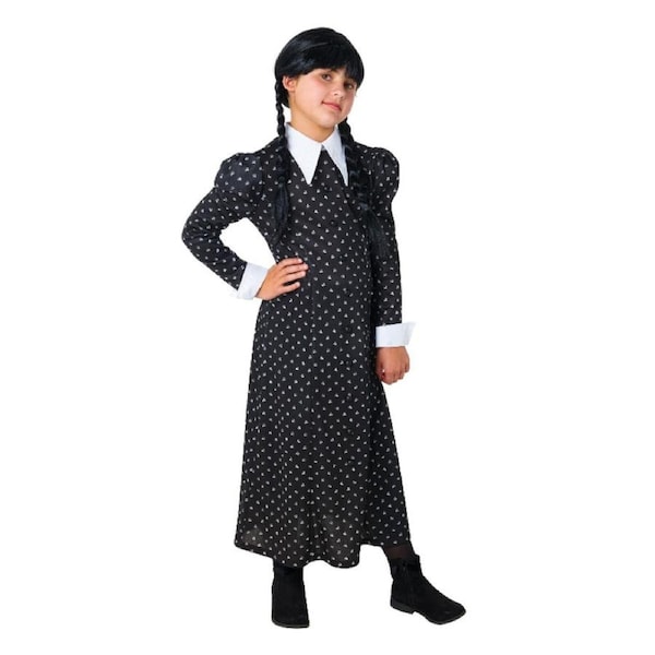 Wednesday Addams Deluxe Child Costume 5-7 Years