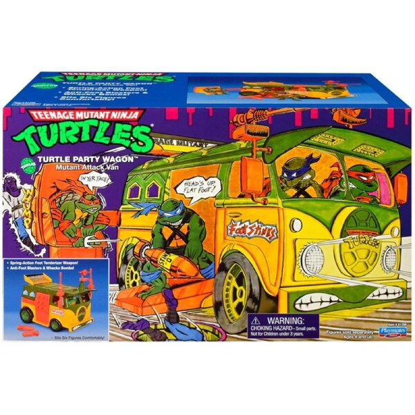 Teenage Mutant Ninja Turtles (1987) Turtle Party Wagon Mutant Attack Van Action Figure Vehicle