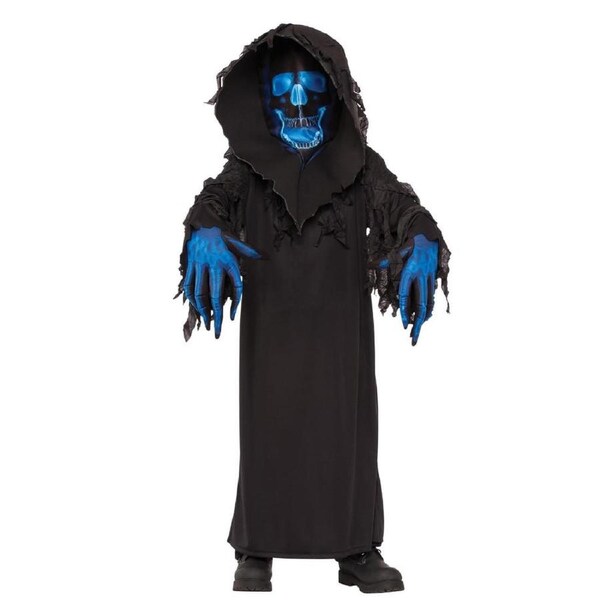 Skull Phantom Child Costume Size L 9-10 Years