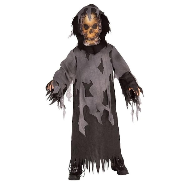 Haunted Skeleton Child Costume Size M 5-7 Years