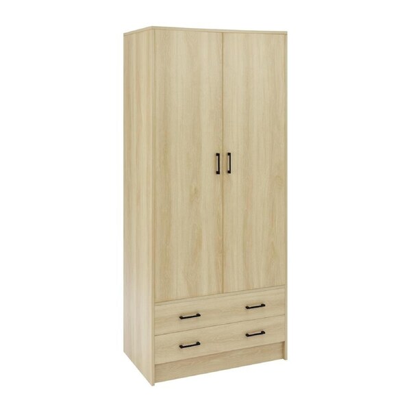 Griffin Wardrobe 2 Doors 2 Drawers Oak