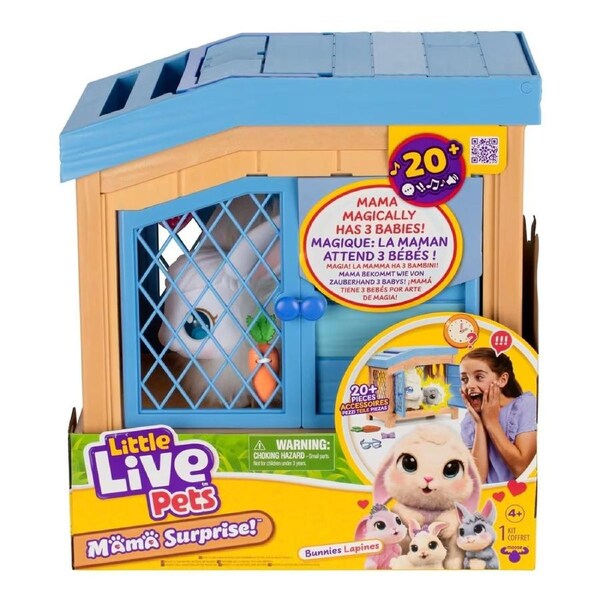 Little Live Pets Mama Surprise Bunnies Playset