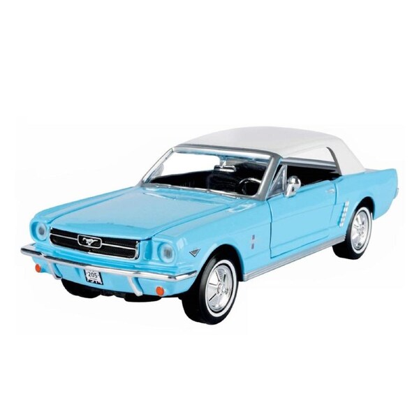 Motormax 1:24 Scale 1964 1/2 Ford Mustang Hard Top Car Thunderball James Bond