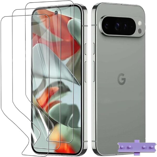 3 Pack Hydrogel Aqua Flexible Screen Protector Film For Google Pixel 9 Pro / Pixel 9