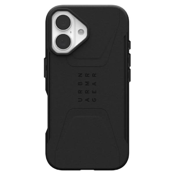 Urban Armor Gear Civilian MagSafe Case (Suits iPhone 16) - Black