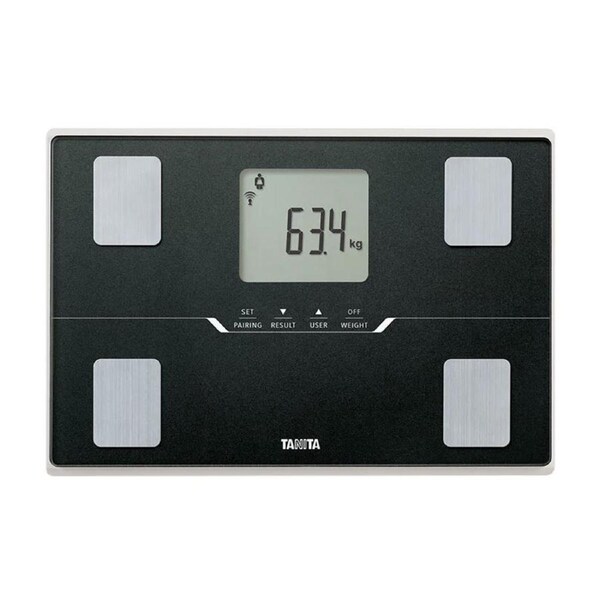 Tanita Compact Bluetooth Body Composition Monitor Bathroom Scales in Black