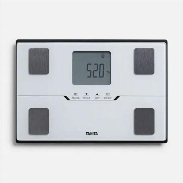 Tanita Compact Bluetooth Body Composition Monitor Bathroom Scales in White