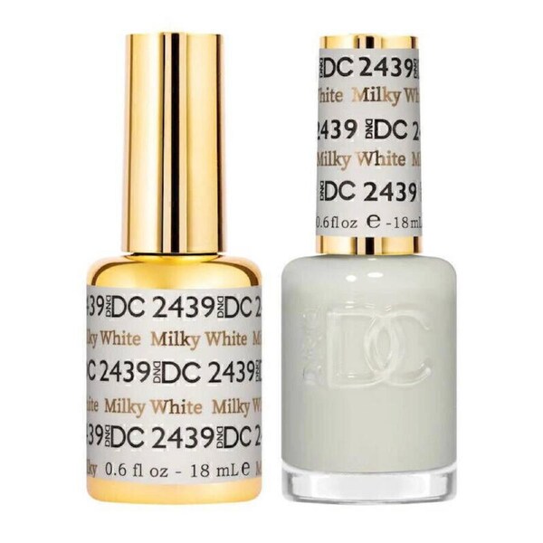 DND 2439 Milky White - DC Sheer Collection Nail Gel Polish 18ml