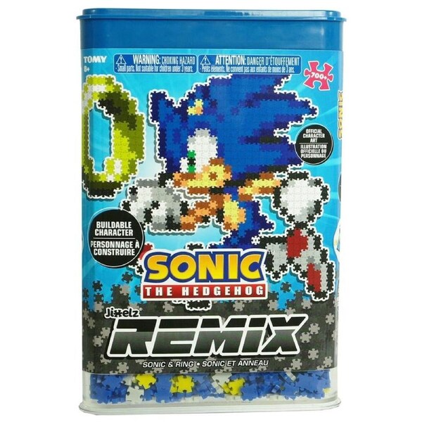 Jixelz Remix Sonic the Hedgehog Sonic and Ring Craft Kit