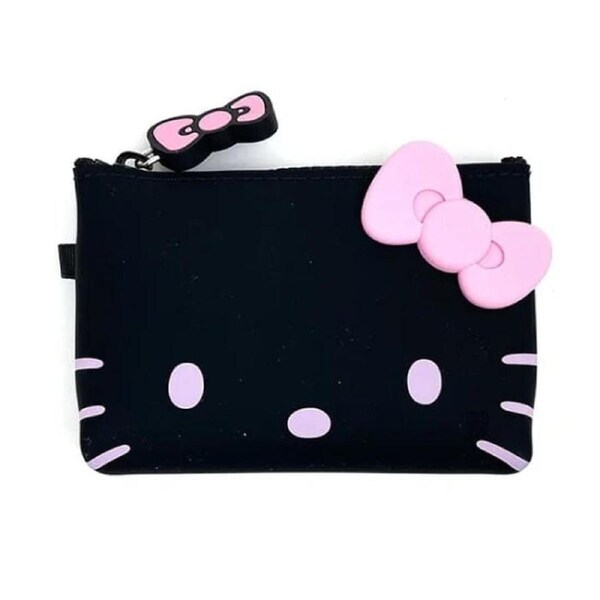 NUU Hello Kitty Small Black Face Zipper Pouch