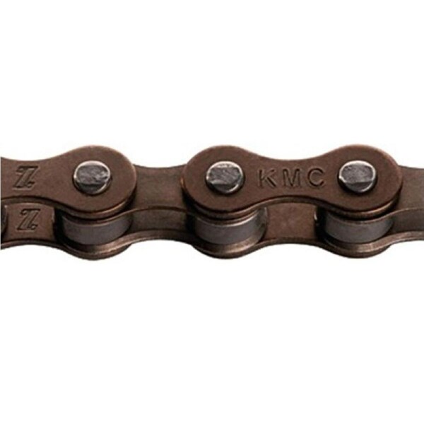 KMC Single Speed Bike Chain 1/2" x 1/8" x 112 Links (Brown)