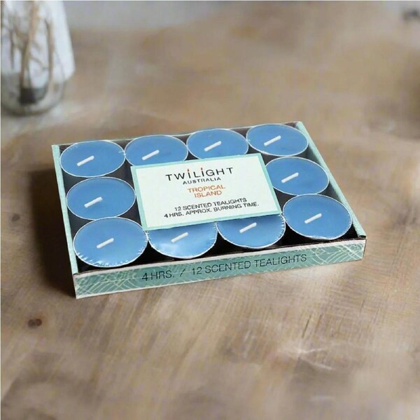 Twilight Shore Breeze & Sage Scented Tealight Candles -12pcs