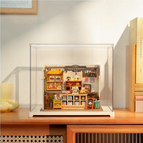 Robotime Rolife ROKR Miniature House Display Box DF03L