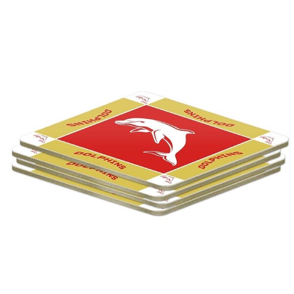 Redcliffe Dolphins NRL Cork Coasters Set of 4