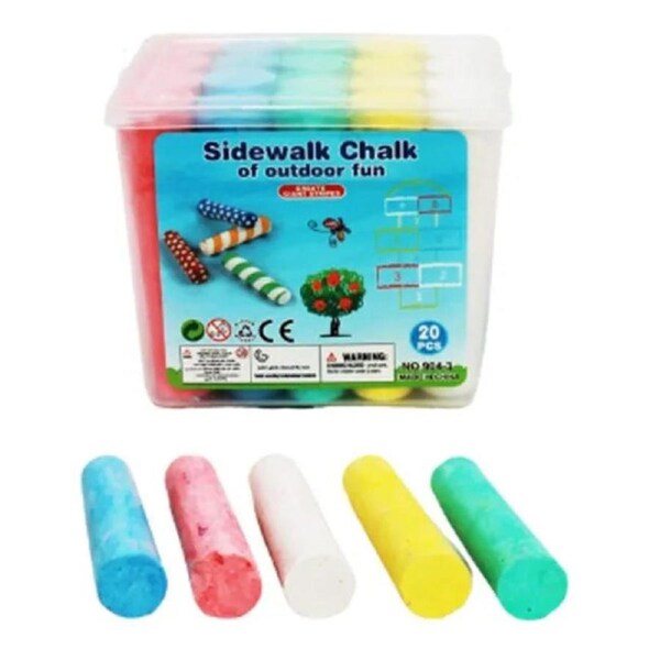 Sidewalk Chalk of Outdoor Fun 20 Pack
