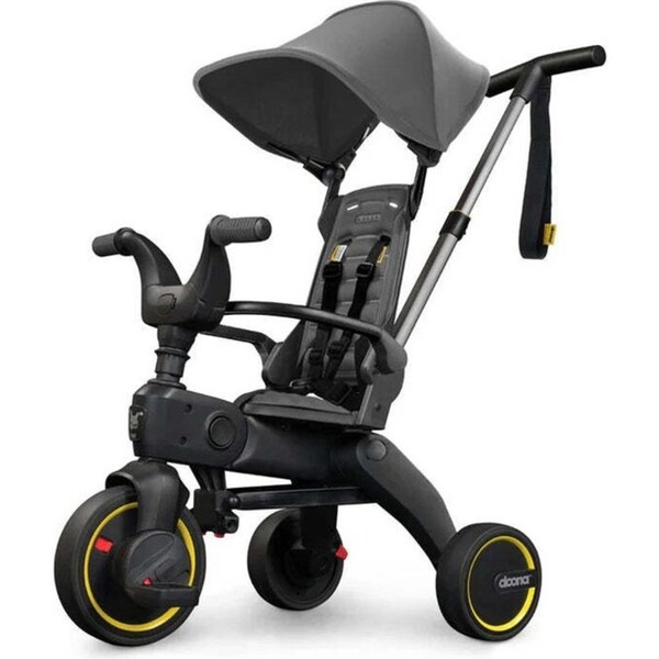 Doona Liki Adjustable Foldable Toddler Trike S1 Ride-On Toy Grey Hound