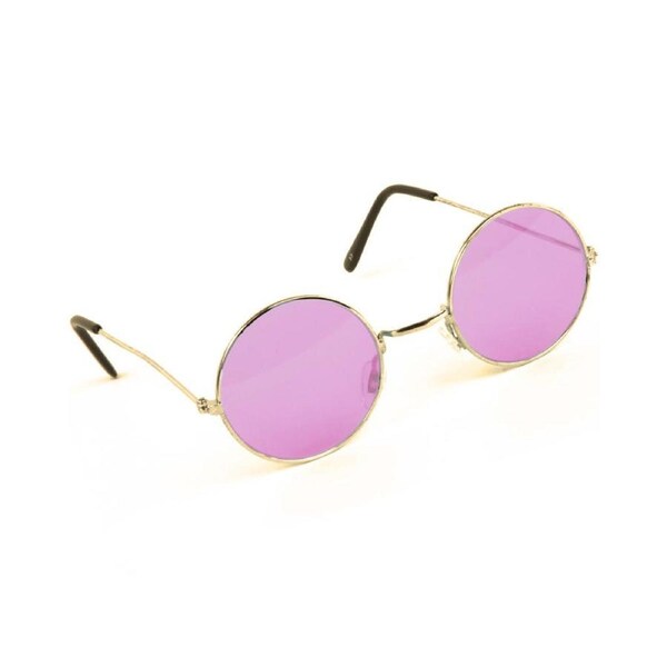 Pink 1960s Lennon Glasses