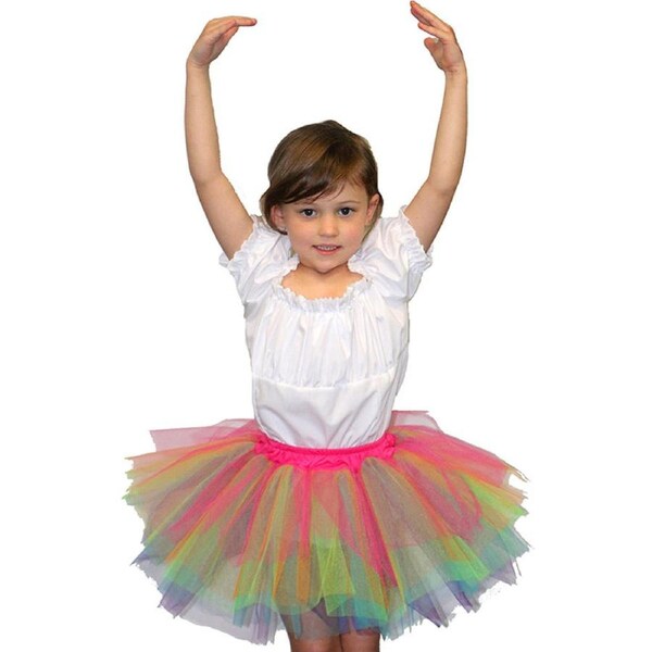 Rainbow Tulle Girls Tutu