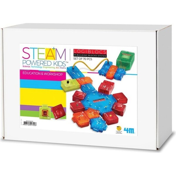 4M Logiblocs STEAM Powered School Kit Kids Educational Learning Play Toy 4y+