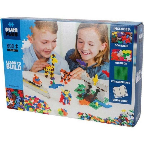600pc Plus Plus Basic Learn to Build Kids/Children Educational 3D Puzzle 5y+