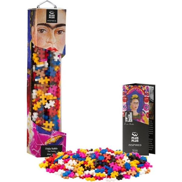 350pc Plus Plus Inspired 6x28cm Frida Kahlo Frame Kids/Child 3D Puzzle 7+