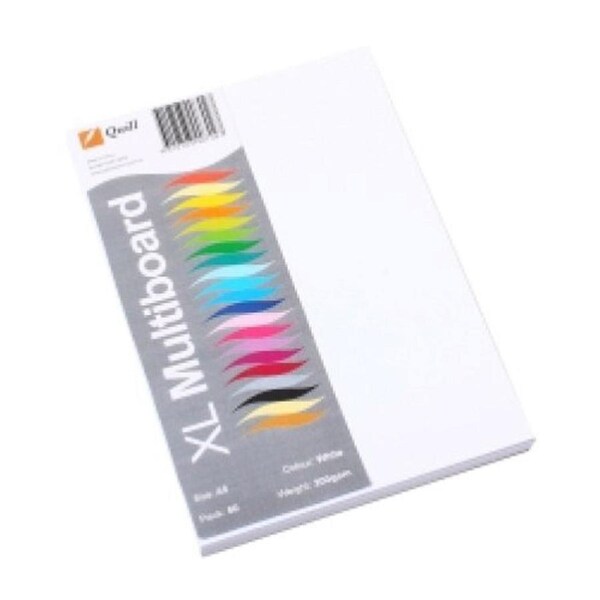 Quill 200gsm A5 Board 50pk (White)