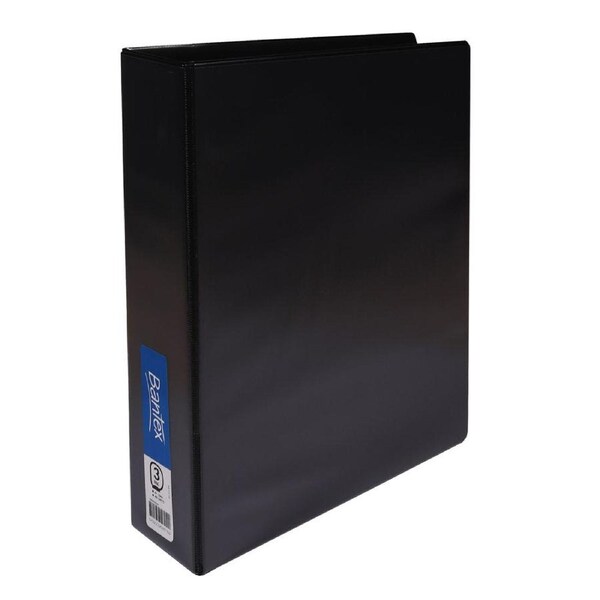Bantex 3 D-Ring Insert Binder 50mm (Black)