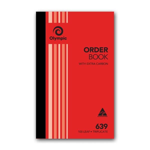 Olympic No 639 Triplicate Order Book with Extra Carbon