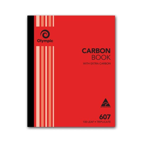 Olympic No 607 Triplicate Carbon Book (100 Leaf)
