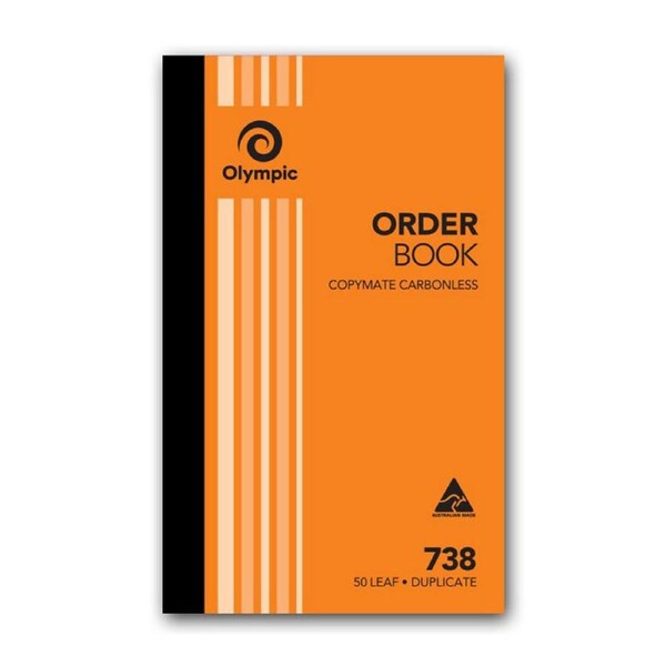 Olympic No 738 Duplicate Copymate Carbonless Record Book