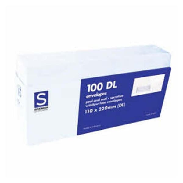 Stat Peel & Seal DL Envelope 100pcs