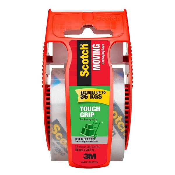 Scotch Tough Grip Moving Tape with Dispenser (48mmx20m)