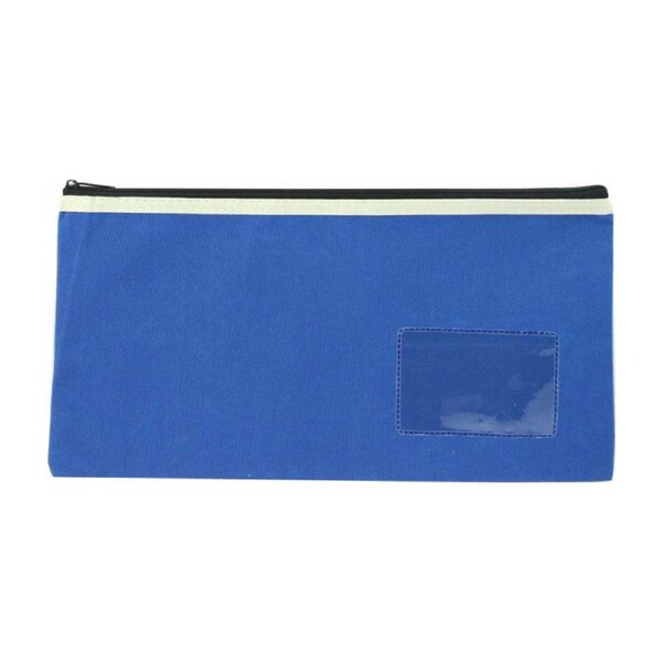 Pencil Case Osmer Polyester Jumbo Blue 35x18 1 Zip