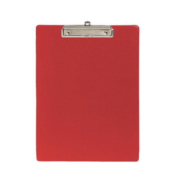 Marbig A4 PVC Clipfolder (Red)