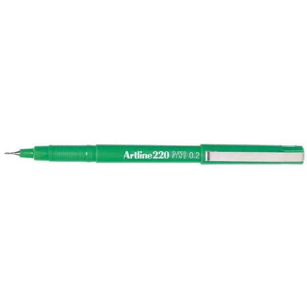 Artline Super Fine Point Green Marker (0.2mm)