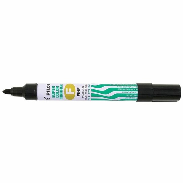 Pilot SCA-Fine Super Marker 12pcs (Black)