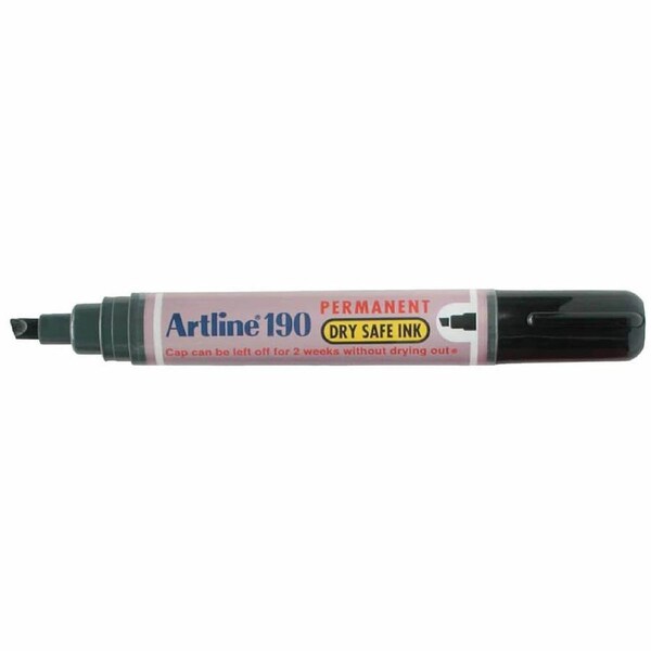 Artline Chisel Marker Black (Box of 12)