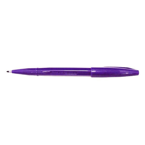 Pentel 0.8mm Bullet Point Sign Pen Marker 12pk (Violet)