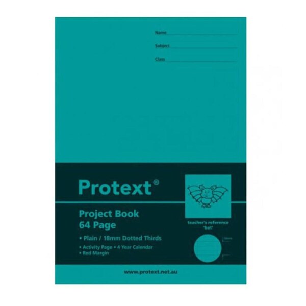 Protext Plain & Dotted Project Book 18mm (64 Pages)
