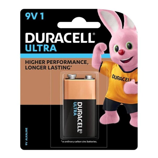 Duracell Ultra Battery Alkaline 9V Single Pack