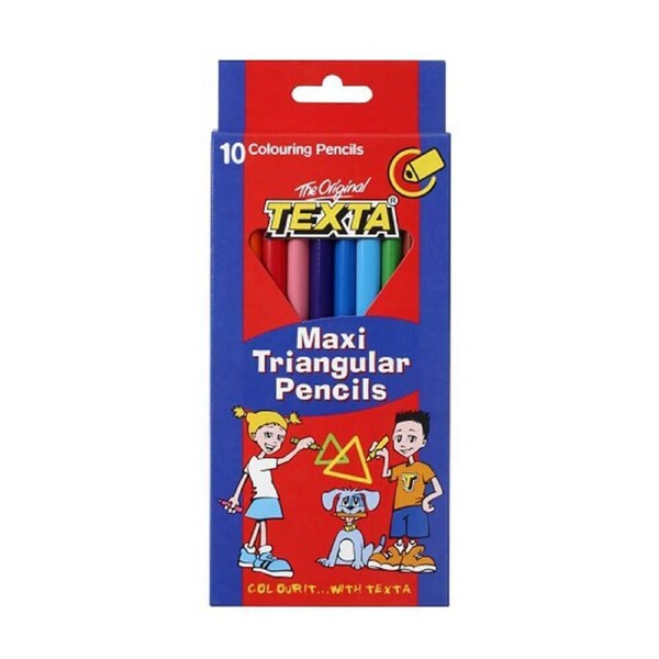 Texta Maxi Coloured Pencil (10pk)