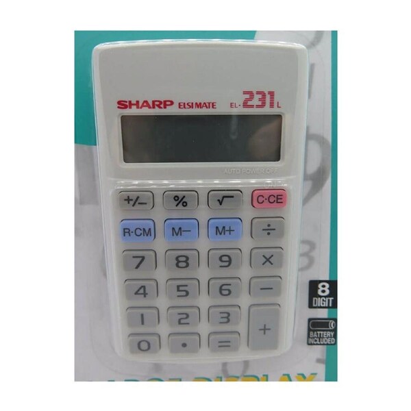 Sharp 8 Digit Calculator