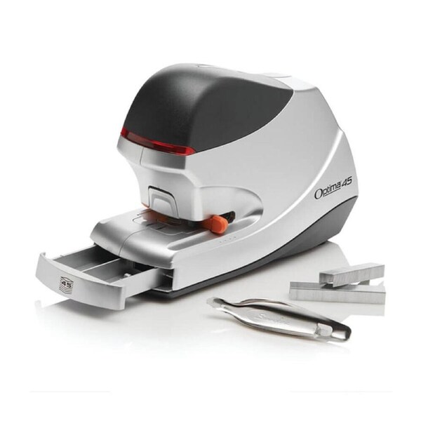 Rexel Mercury Heavy-duty Stapler Silver/Black (120 sheet)